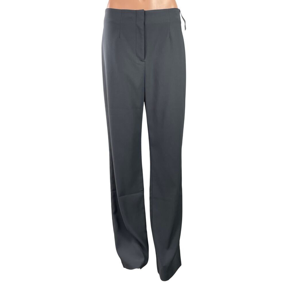 NEW Abercrombie & Fitch Quinn Gray Pleated High Rise Straight Leg Dress Pants 29